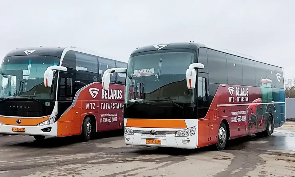 Графика на пассажирских автобусах